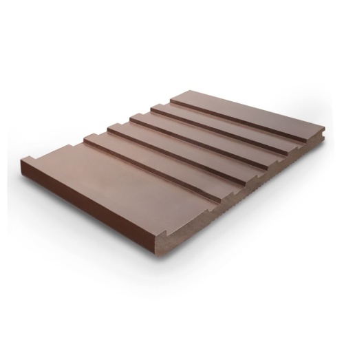 Ступень 322-30-4000 полнотелая брашированная Коричный (4м) Groentec ДПК фото 2