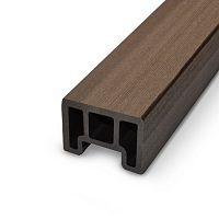 Перило 80-45-3000 брашированное Венге (3м) Groentec ДПК