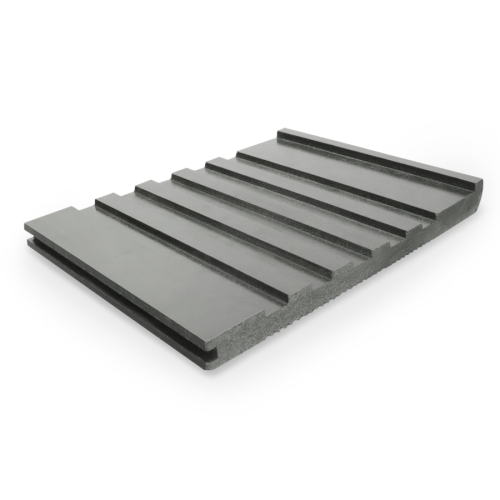 Ступень 322-30-4000 полнотелая брашированная Серый (4м) Groentec ДПК фото 2