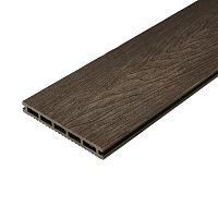 Доска террасная 150-18-3000 шовная пустотелая с тиснением 3D Ш (шлифованная) Венге (3м) Groentec ДПК